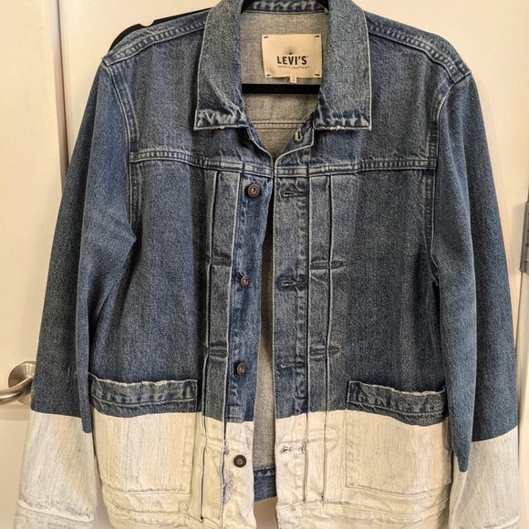 Levi's (Made and Crafted) Denim Colorblock Trucker jacket - Picture 1 of 3
